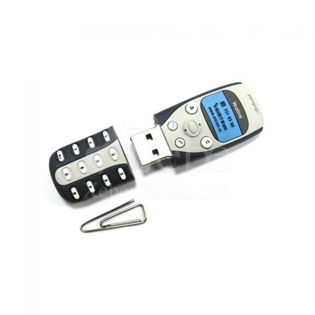 Cell phone shaped USB flash drive