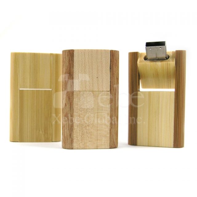 Spinning Wooden USB drive