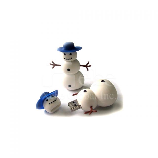 Snowman Custom USB drive