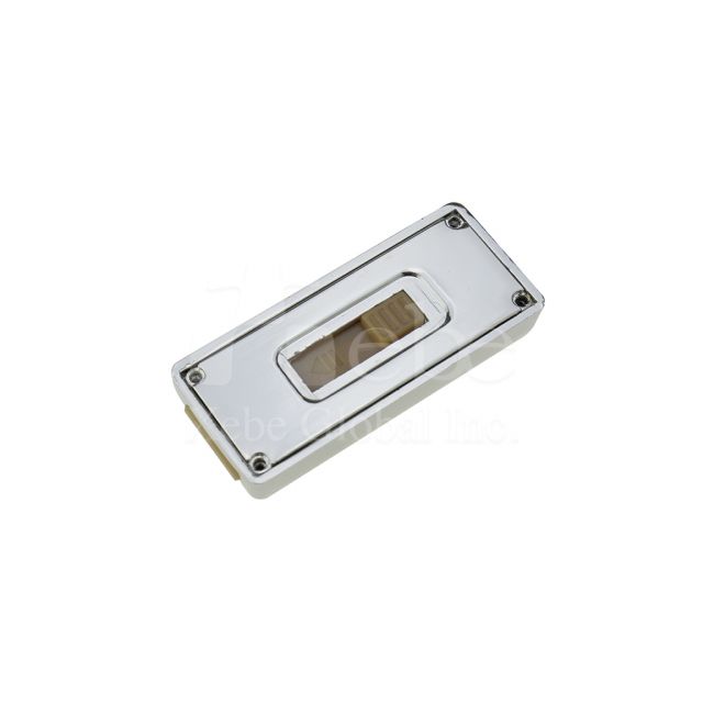 Silver bullion bar metal USB disk