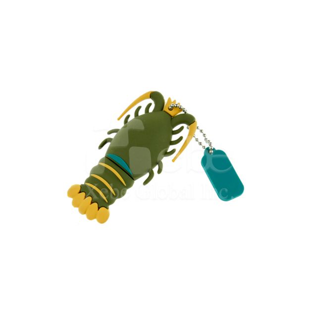 customized lobster shape USB driver