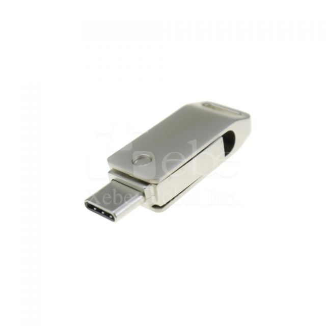 metal silver OTG USB