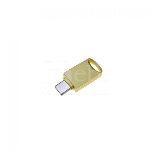 golden yellow small OTG USB