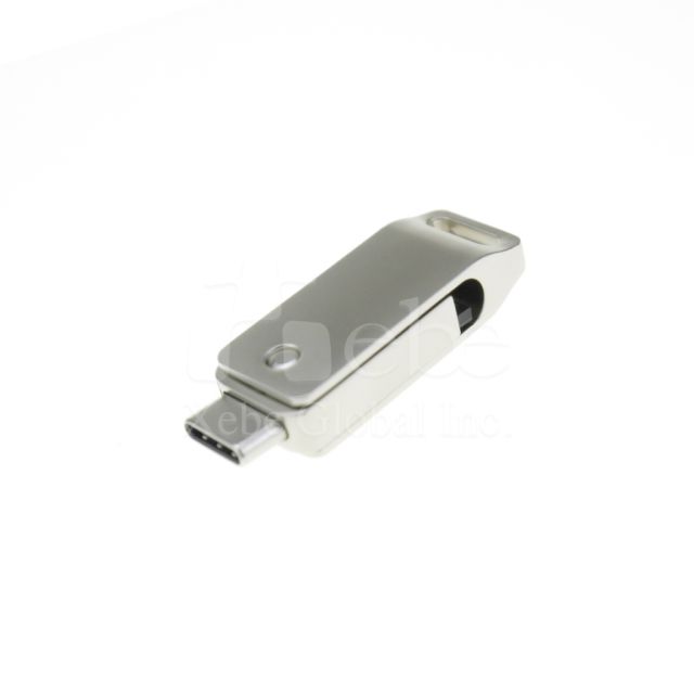 silver OTG USB